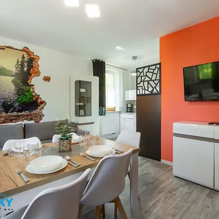 Bluesky - Centrum Karpacza, Blisko Pkp, Balkon, Spokojna Zielona Okolica Apartmán