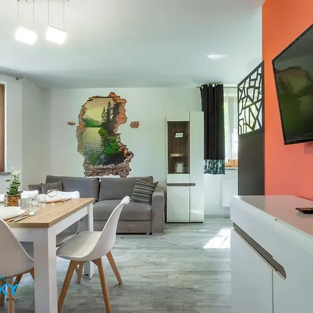Apartmán Bluesky - Centrum Karpacza, Blisko Pkp, Balkon, Spokojna Zielona Okolica *